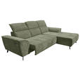 Freisteller von Carryhome ECKSOFA Olivgrün Cord.