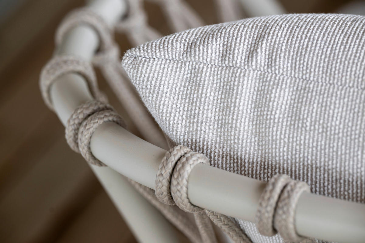 GARTENSESSEL Aluminium Greige  - Greige, Natur, Textil/Metall (69/79/62cm) - Stern