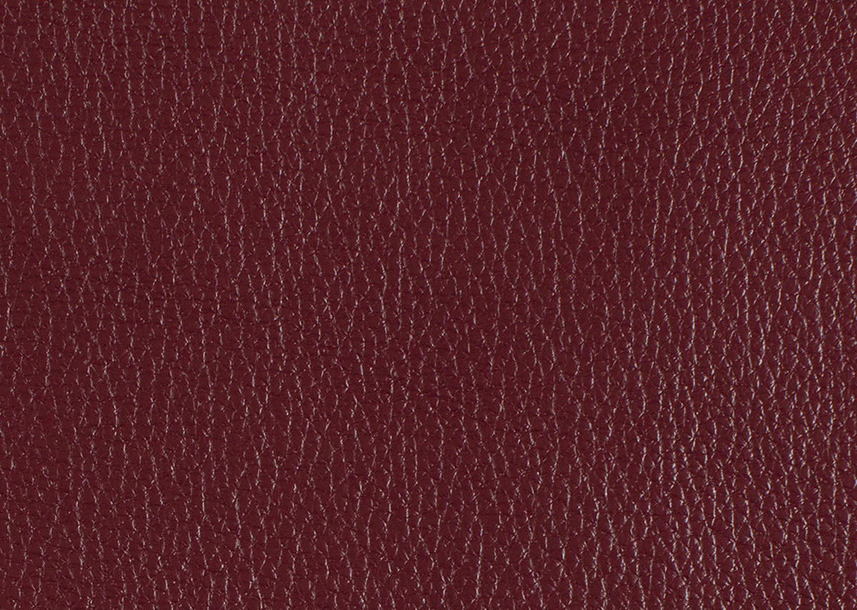ECKSOFA in Echtleder Weinrot  - Weinrot/Schwarz, Design, Leder/Metall (193/328cm) - Dieter Knoll