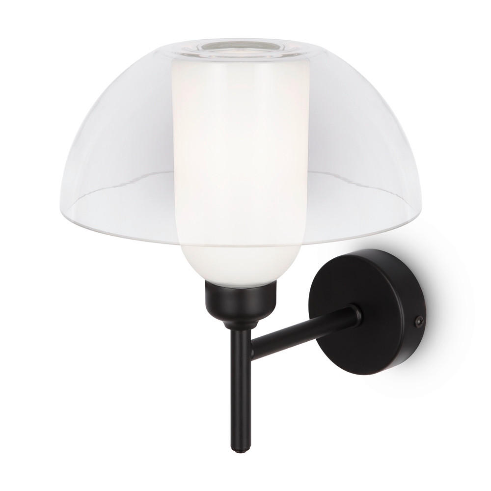 WANDLEUCHTE 24/22/24,4 cm   - Schwarz, MODERN, Metall (24/22/24,4cm) - MAYTONI