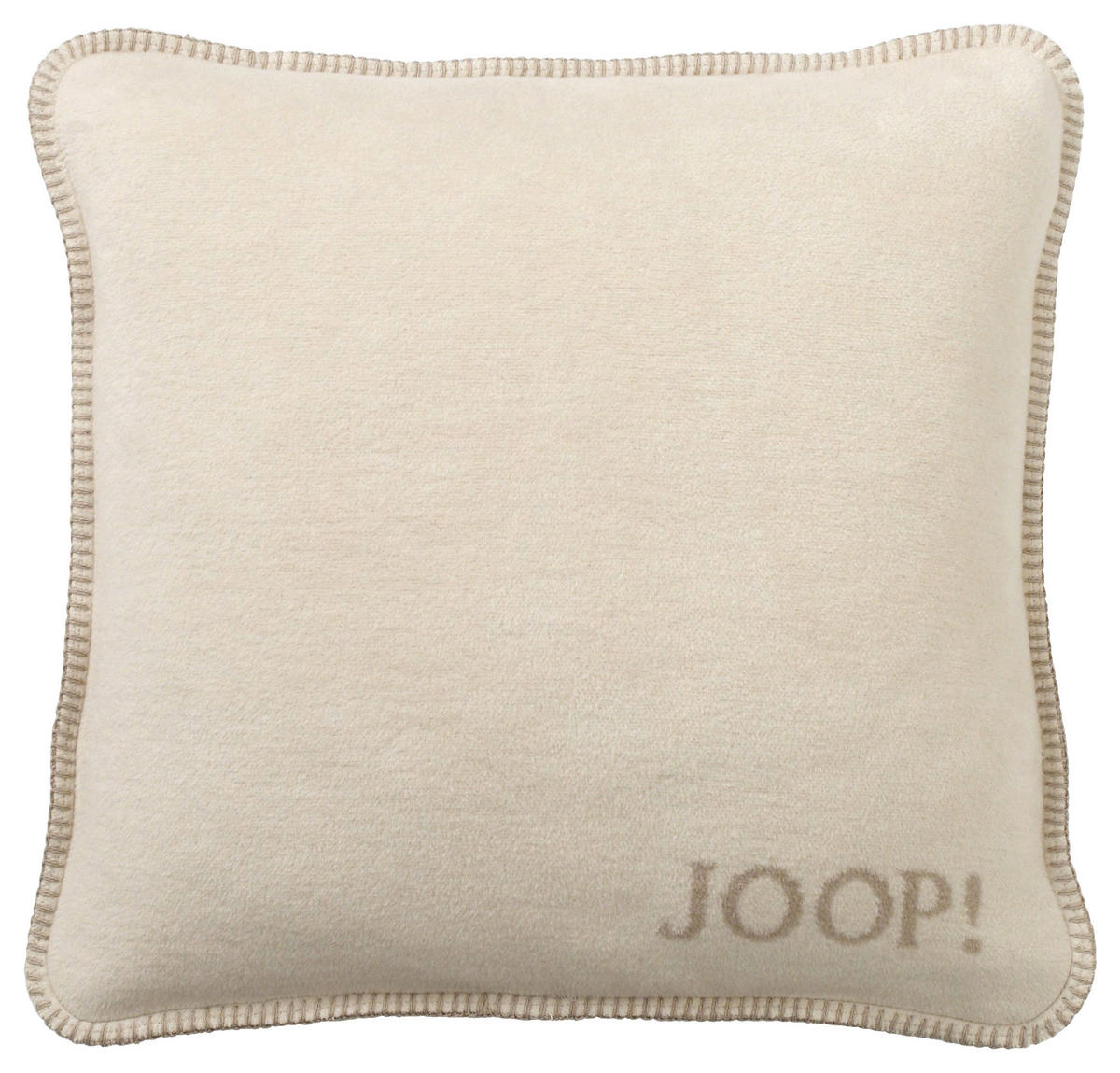 KISSENHÜLLE UNI DOUBLEFACE 50/50 cm  - Sandfarben/Naturfarben, Design, Textil (50/50cm) - Joop!