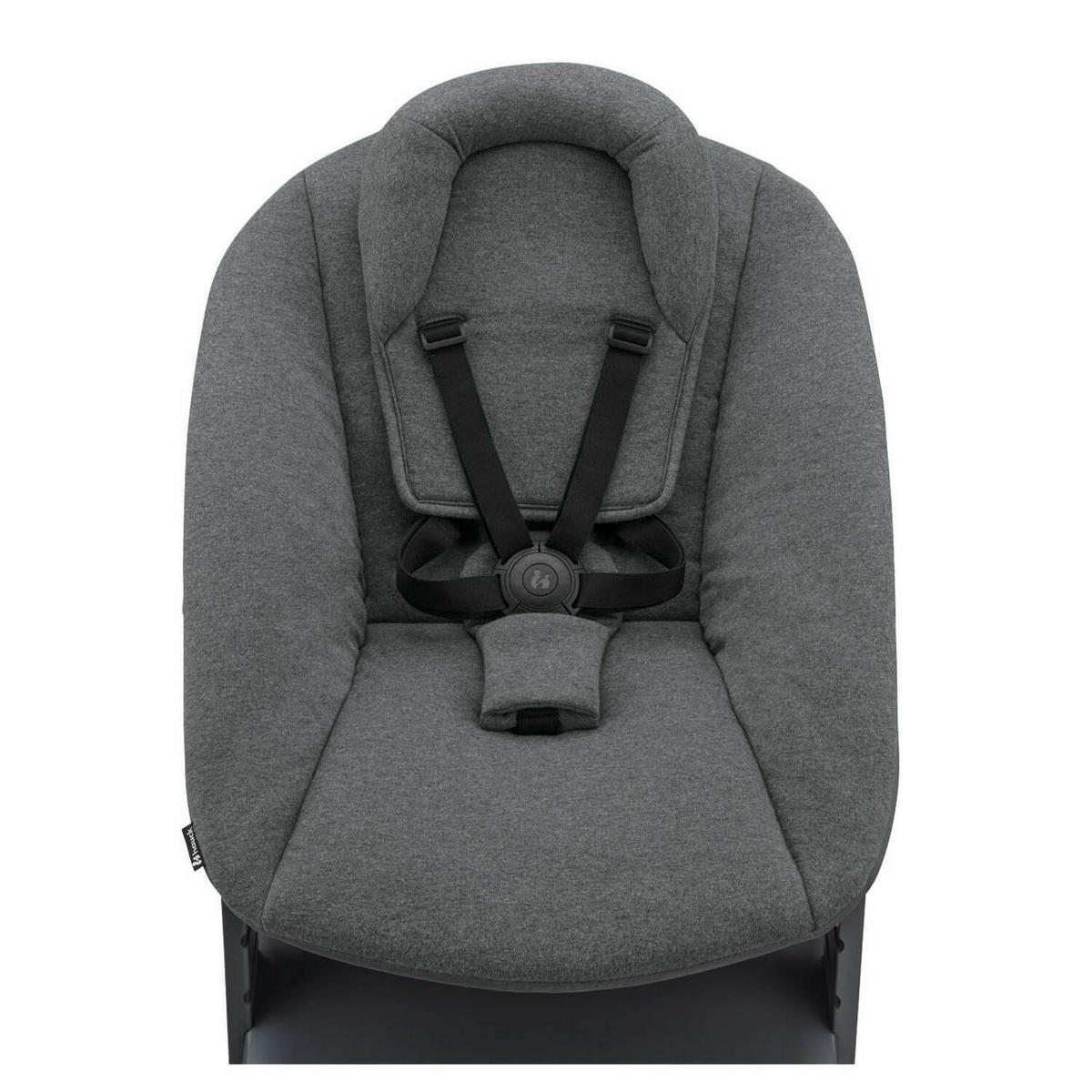 HOCHSTUHL-SET Alpha Newborn Set Anthrazit Grey  - Anthrazit, Basics, Holz/Textil (65/93,5/49cm) - Hauck