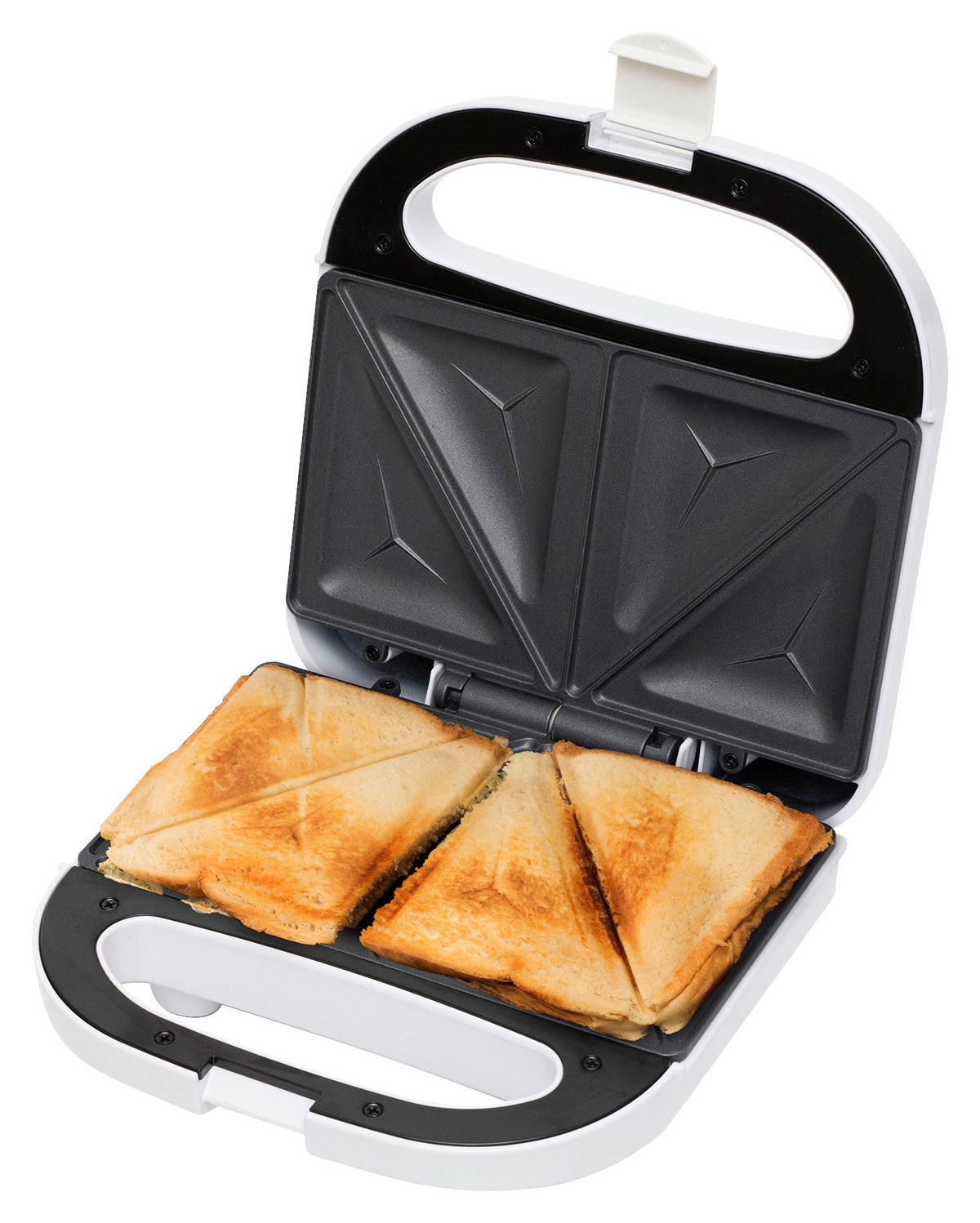 SZENDVICSSÜTŐ - fehér, műanyag/fém (22/9,5/22cm)