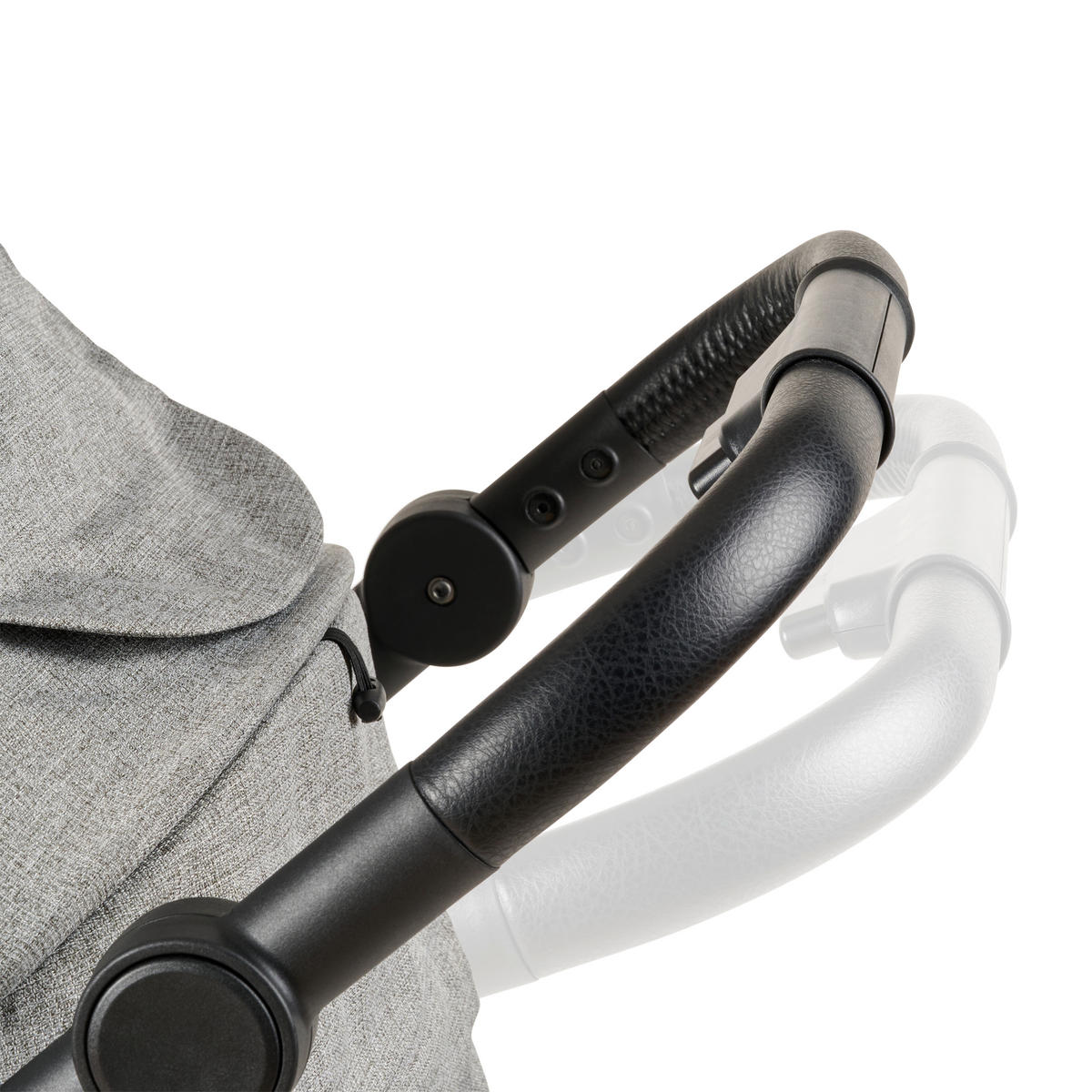 BUGGY  - Schwarz/Grau, Trend, Kunststoff/Textil (55/56/107cm) - Jimmylee