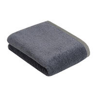 DUSCHTUCH 67/140 cm Prato  - Dunkelgrau, Basics, Textil (67/140cm) - Bugatti