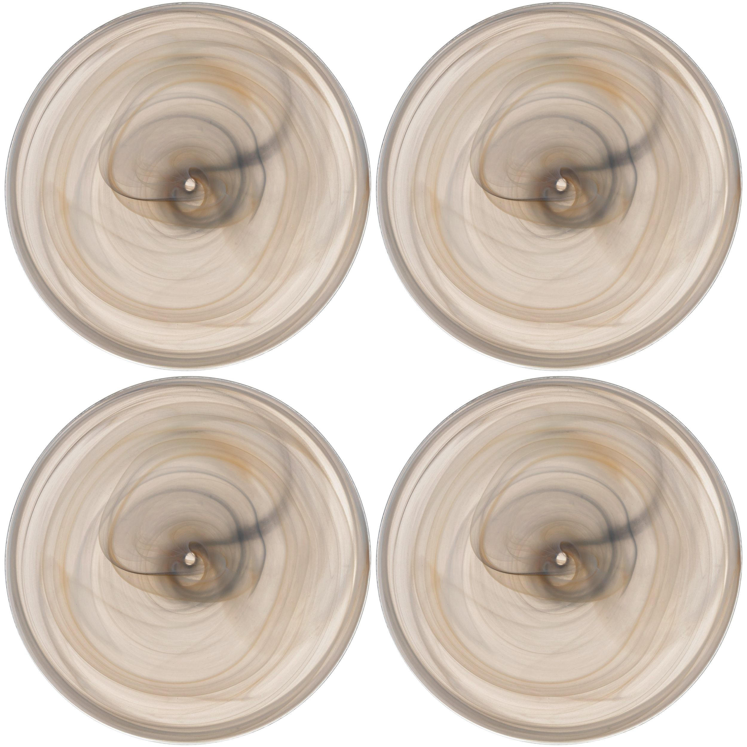TELLER    - Beige, Design, Glas (17.6/1.5/17.6cm) - Leonardo