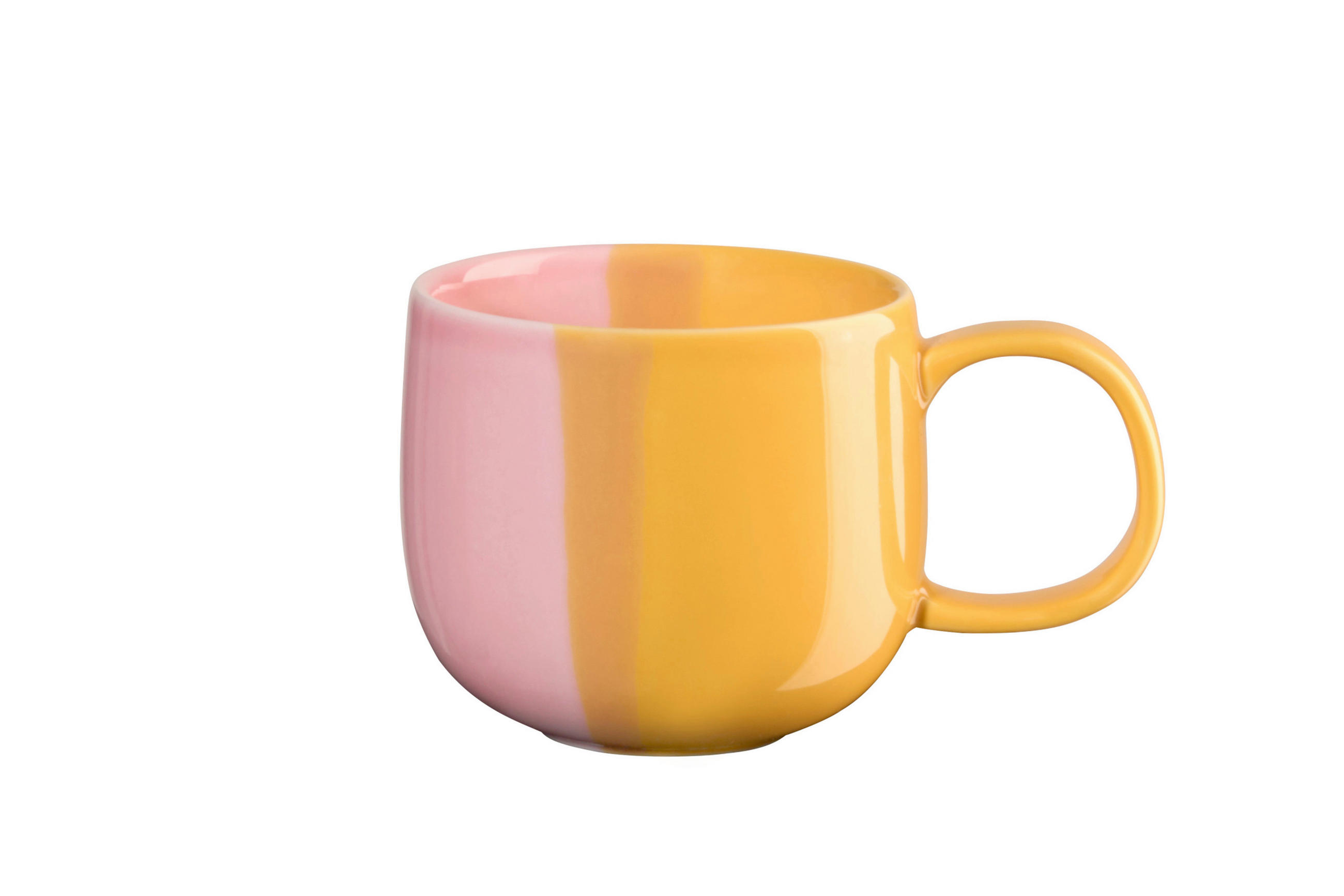 SKODELICA ZA ESPRESO  Joy  90 ml      - temno rumena/svetlo roza, Basics, keramika (6.2/5cm) - ASA