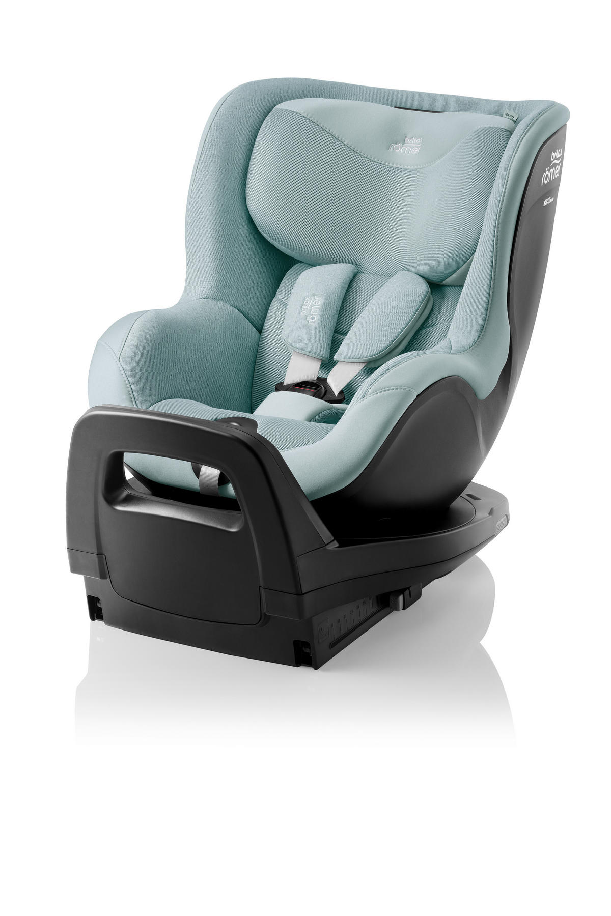 REBOARDER-KINDERSITZ Dualfix Pro M  - Pastellblau, Basics, Textil (44/48/74cm) - Britax Römer