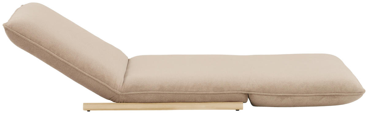 SESSEL in Samt Creme, Nussbaumfarben  - Nussbaumfarben/Creme, Design, Textil/Metall (93/97/80cm) - MID.YOU