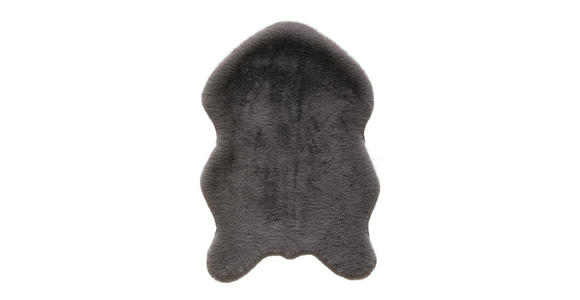 KUNSTFELL 60/90 cm Luna New  - Grau, Trend, Textil (60/90cm) - Novel