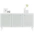 SIDEBOARD 186/95/43 cm - Chromfarben/Weiß, Design, Glas/Holzwerkstoff (186/95/43cm) - Joop! SIDEBOARD 186/95/43 cm - Chromfarben/Weiß, Design, Glas/Holzwerkstoff (186/95/43cm) - Joop!