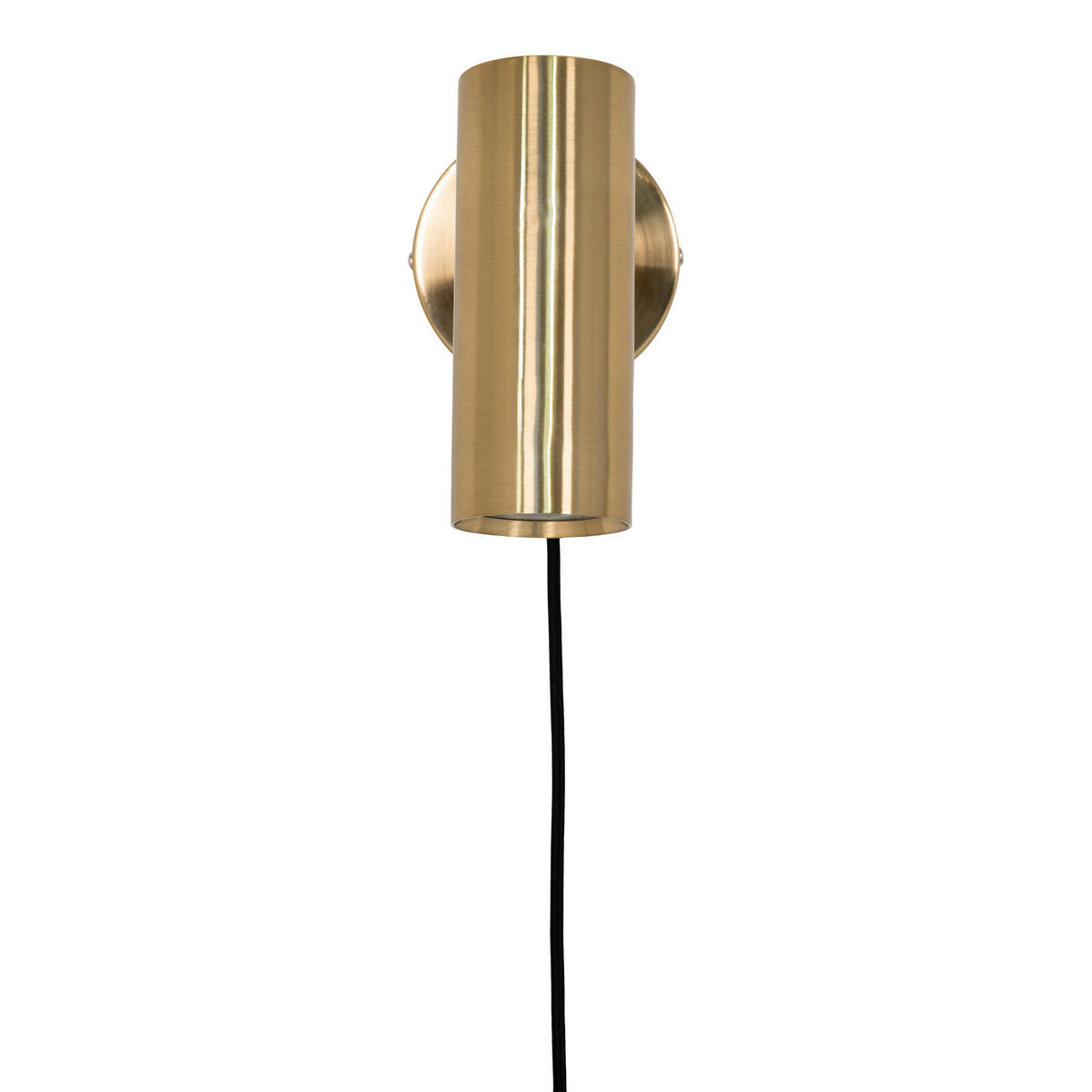 VÄGGLAMPA 15/22/10 cm   - mässingsfärgad, Basics, metall (15/22/10cm) - Ambia Home