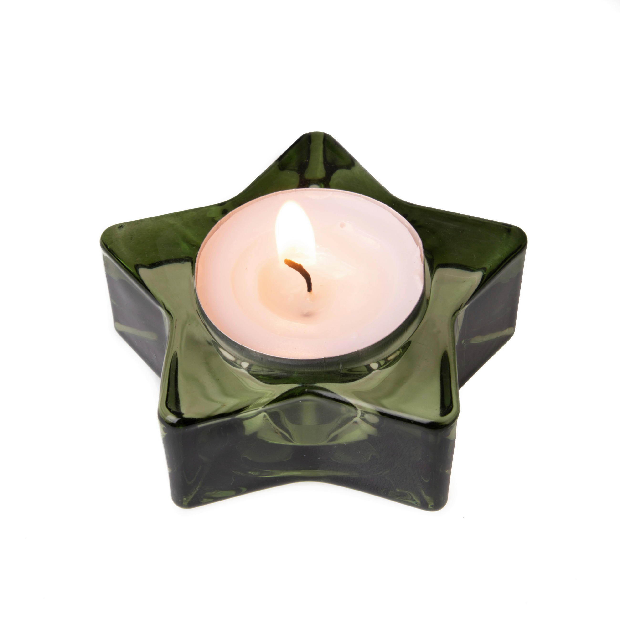 VÄRMELJUSGLAS - grön, Lifestyle, glas (7/2,5cm) - X-Mas