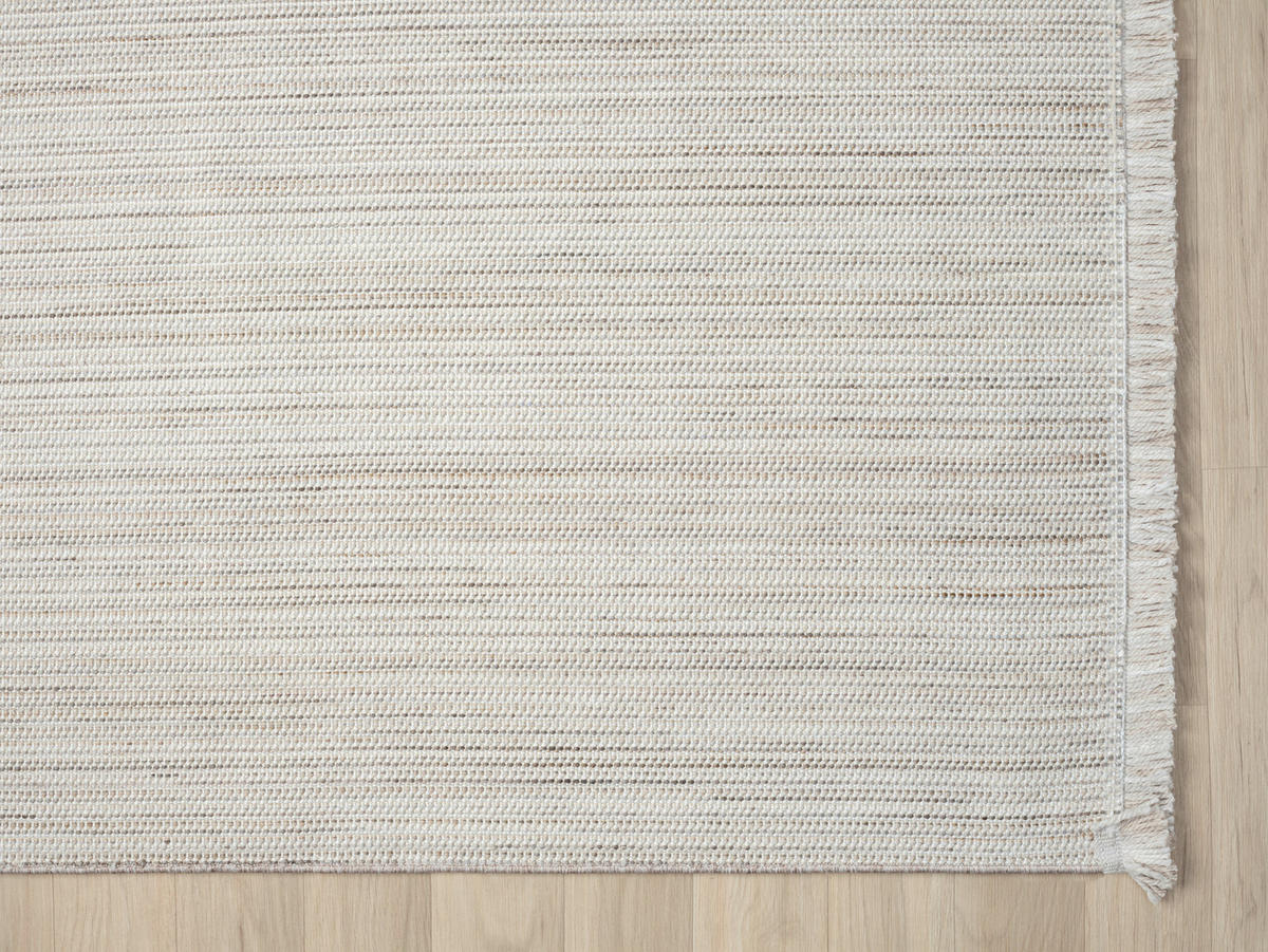 FLACHWEBETEPPICH 200/290 cm Ava  - Hellgrau/Weiß, Basics, Textil (200/290cm)