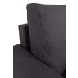 SESSEL in Lederlook Grau  - Schwarz/Grau, KONVENTIONELL, Holz/Textil (87/96/86cm) - Carryhome