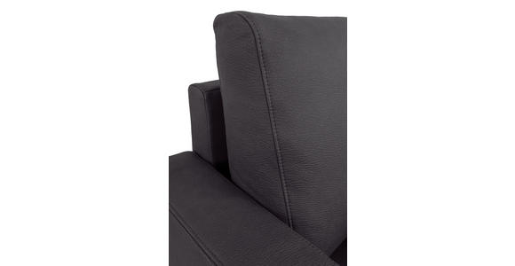 SESSEL in Lederlook Grau  - Schwarz/Grau, KONVENTIONELL, Holz/Textil (87/96/86cm) - Carryhome