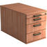 ROLLCONTAINER - Nussbaumfarben/Alufarben, KONVENTIONELL, Holzwerkstoff/Kunststoff (42,8/51,2/80cm) ROLLCONTAINER - Nussbaumfarben/Alufarben, KONVENTIONELL, Holzwerkstoff/Kunststoff (42,8/51,2/80cm)