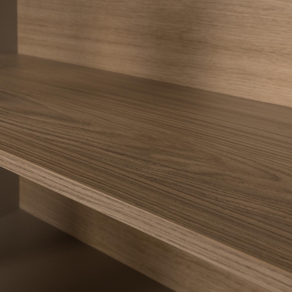 REGAL  101/236/40 cm Schlammfarben  - Schlammfarben, Design, Glas/Holz (101/236/40cm) - Livetastic