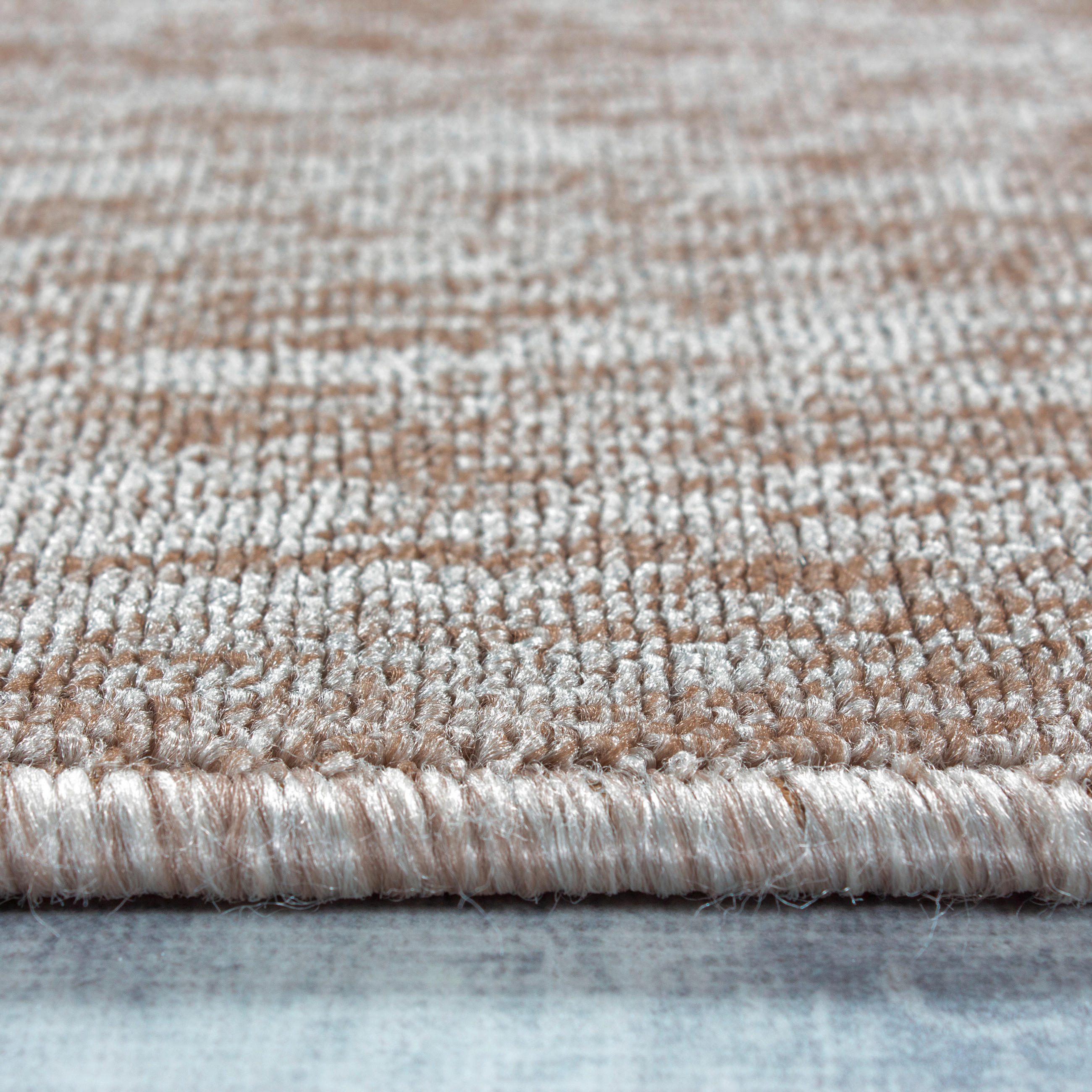 FLACHWEBETEPPICH 120/120 cm Nizza Beige  - Beige, Design, Textil (120/120cm) - Novel