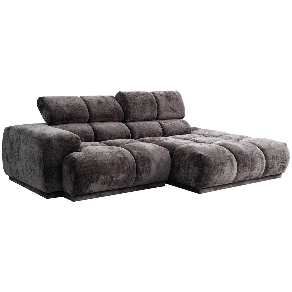 Thumbnail - Mid.you Ecksofa, Anthrazit, Textil, 3-Sitzer, L-Form, 239x150 cm, Stoffauswahl, seitenverkehrt erhältlich, Wohnzimmer, S...