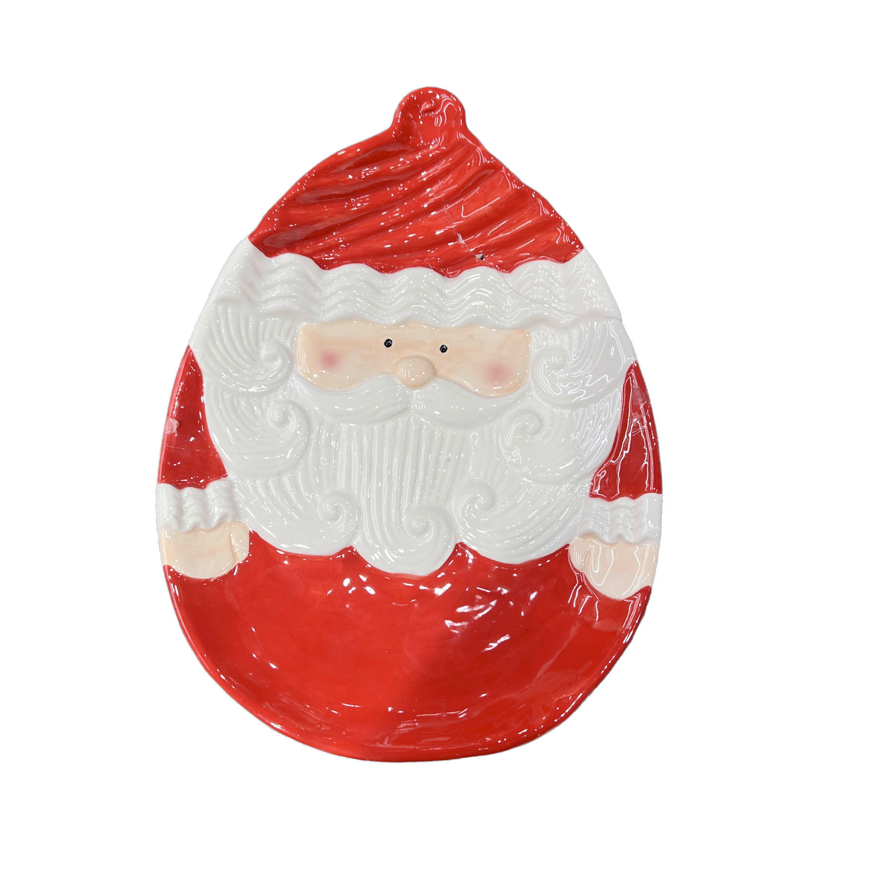 PLATZTELLER Keramik Dolomit  - Rot, LIFESTYLE, Keramik (27,2/3,2/19,6cm) - X-Mas
