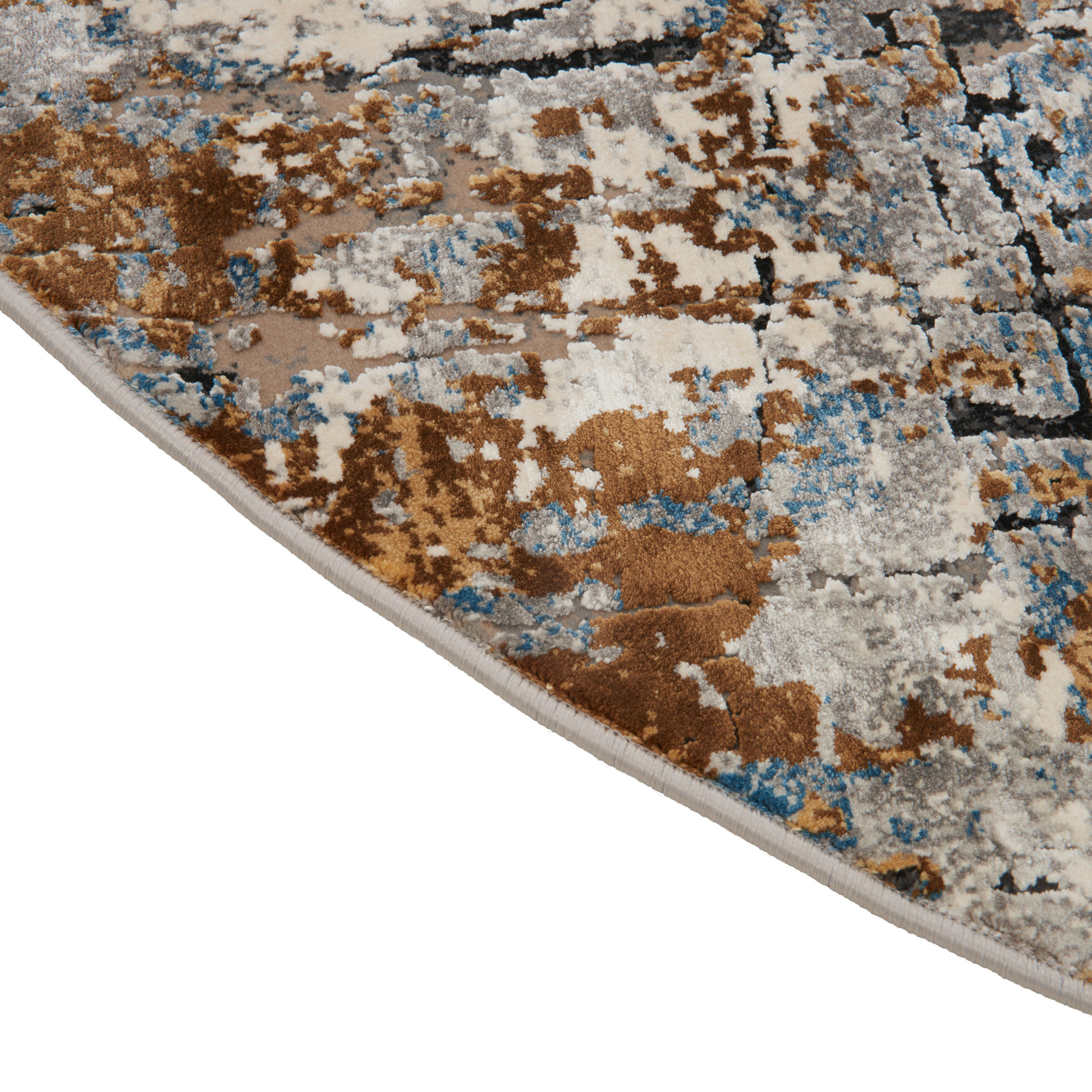 WEBTEPPICH 200 cm Poseidon Grau, Multicolor  - Multicolor/Grau, Design, Naturmaterialien/Textil (200cm) - Dieter Knoll