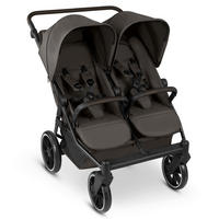 GESCHWISTERWAGEN Bayamo  - Dunkelbraun/Schwarz, Basics, Textil/Metall (105,5/76,5/105cm) - ABC Design