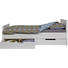 BETT Kiefer massiv 90/200 cm - Weiß, LIFESTYLE, Holz (90/200cm) - Carryhome