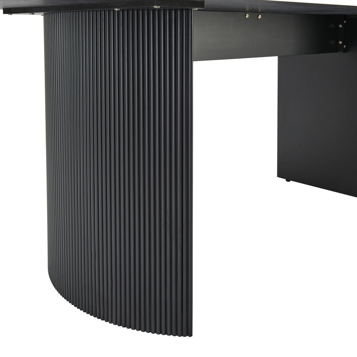 ESSTISCH in Holz, Holzwerkstoff, Wellpappe  - Schwarz, LIFESTYLE, Holz/Holzwerkstoff (180/75/90cm) - Livetastic