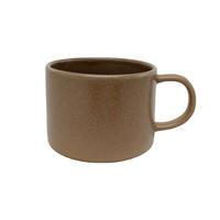 KAFFEETASSE Kyoto 350 ml  - Braun, Trend, Keramik (9,6/7,1cm) - Novel