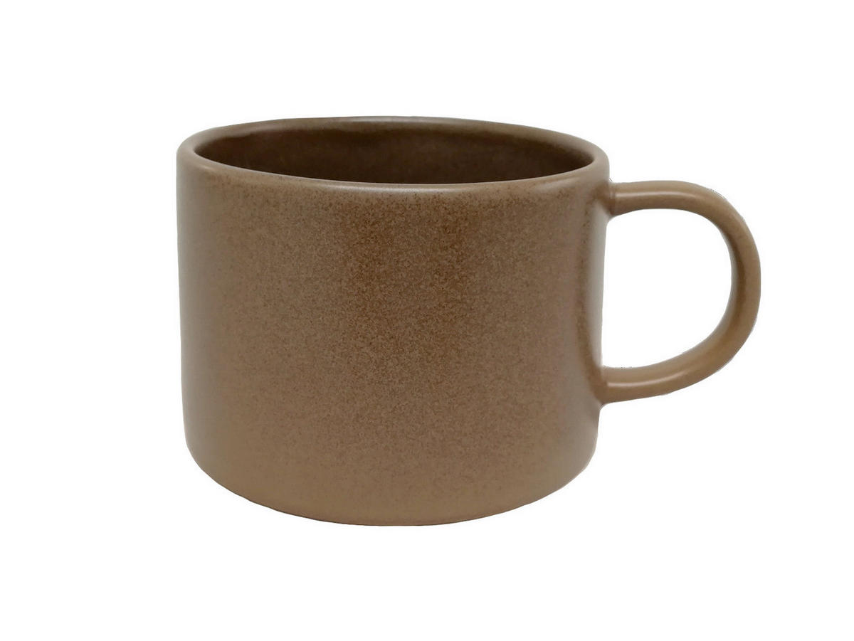 KAFFEETASSE Kyoto 350 ml  - Braun, Trend, Keramik (9,6/7,1cm) - Novel