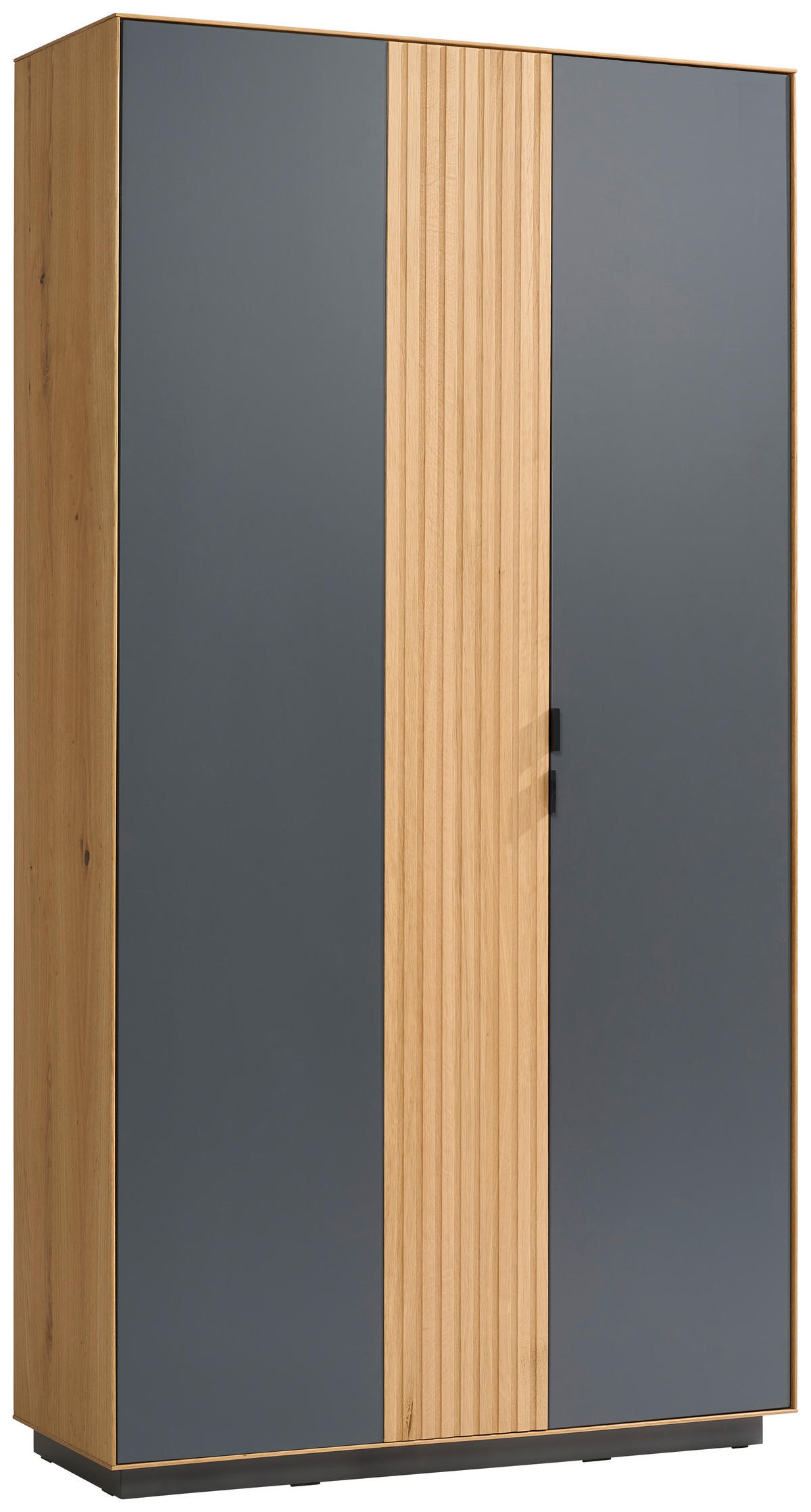 GARDEROBENSCHRANK  in 105/200/42 cm  - Eichefarben/Grau, Natur, Holz/Holzwerkstoff (105/200/42cm) - Linea Natura