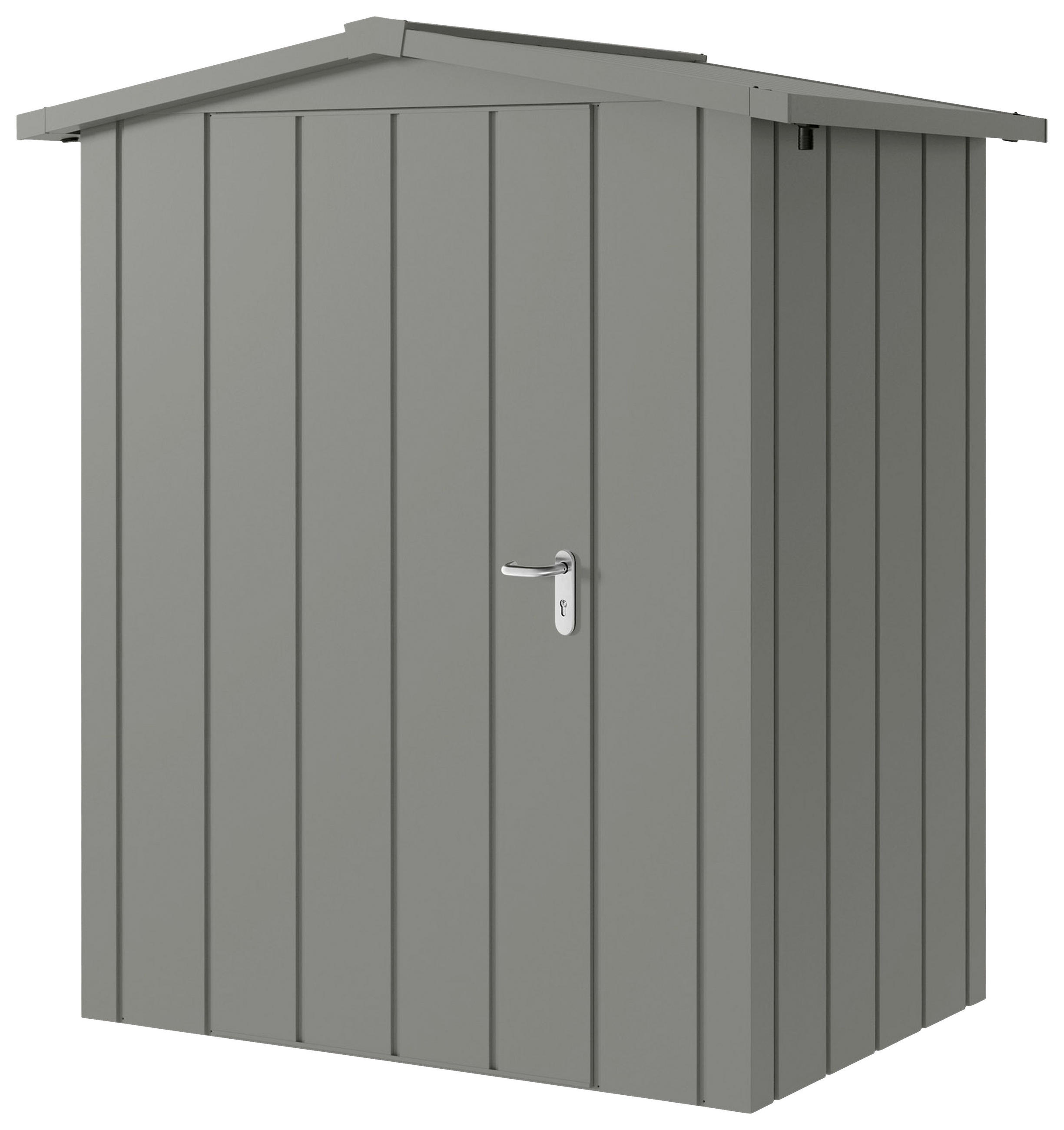 GERÄTEHAUS 189/219/133 cm  - Alufarben, Basics, Metall (189/219/133cm) - Hörmann