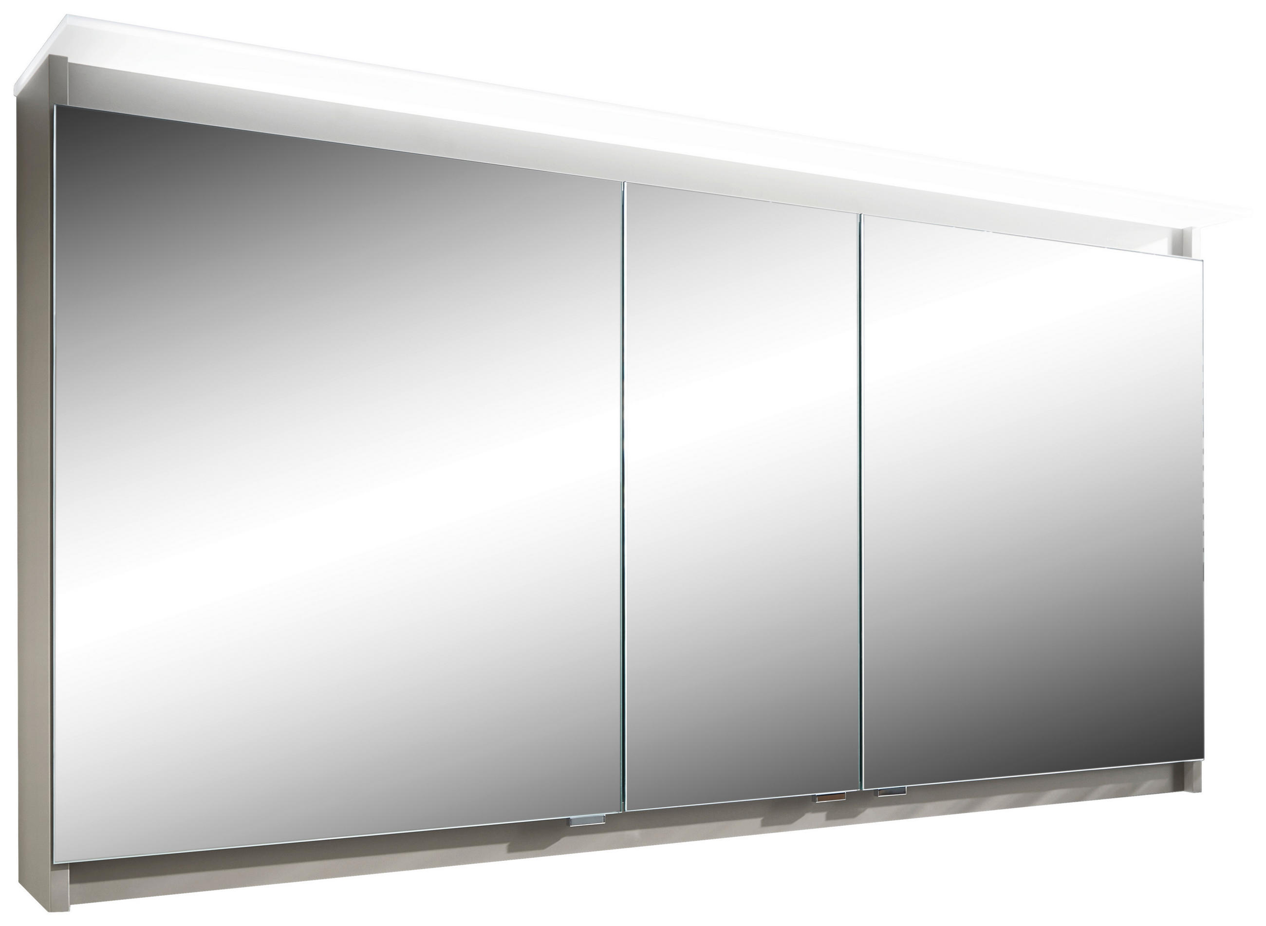 SPIEGELSCHRANK 140/73/15 cm  - Chromfarben, KONVENTIONELL, Glas/Holzwerkstoff (140/73/15cm) - b-collection