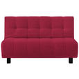 SCHLAFSOFA  in Rot  - Rot/Schwarz, Design, Textil/Metall (145/92/102cm) - Novel