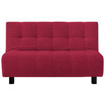 SCHLAFSOFA  in Rot  - Rot/Schwarz, Design, Textil/Metall (145/92/102cm) - Novel