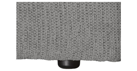 SCHLAFSOFA Webstoff Grau Zierkissen, Rückenkissen, Bettkasten, Schlaffunktion, Rücken echt, Liegefläche im Originalstoff  - Schwarz/Grau, KONVENTIONELL, Kunststoff/Textil (224/90/107cm) - Carryhome