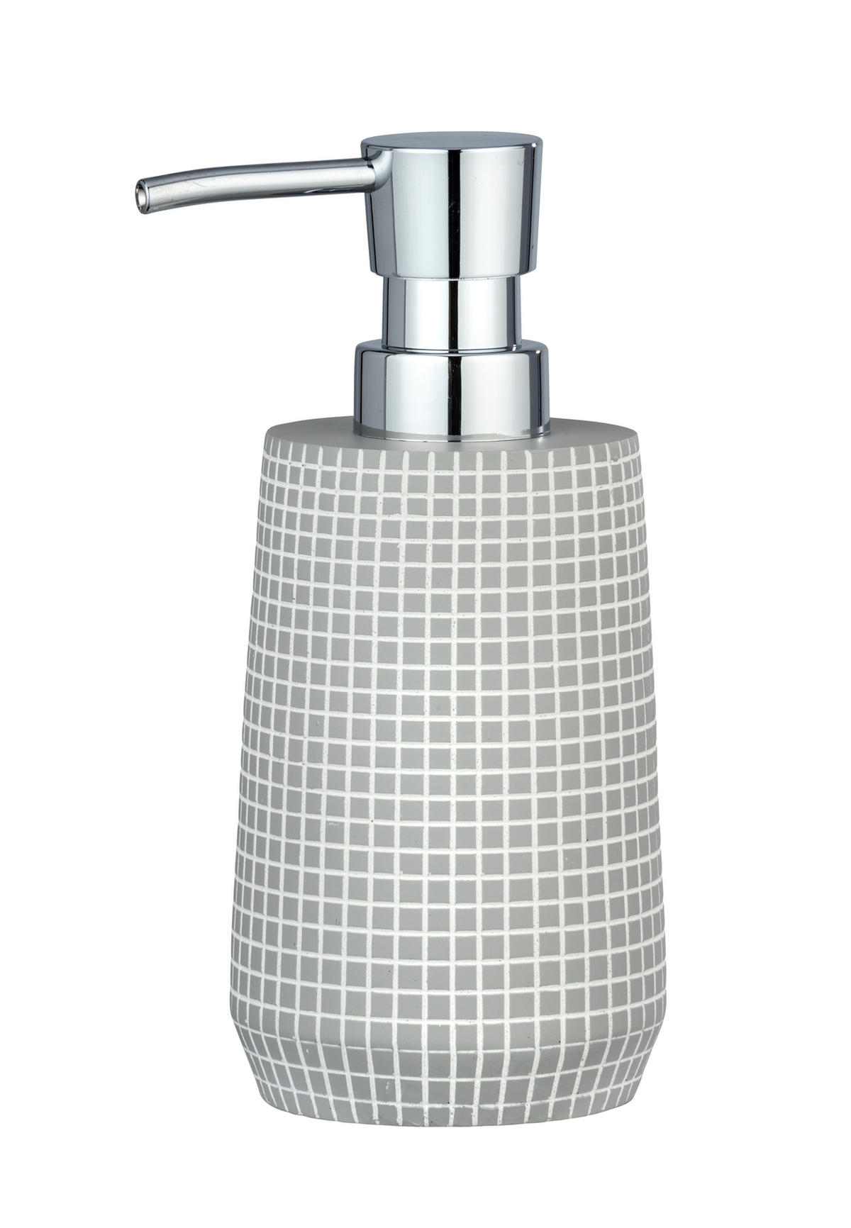 TVÅLPUMP plast  - vit/grå, Basics, plast (7,3/16,5/8,5cm)