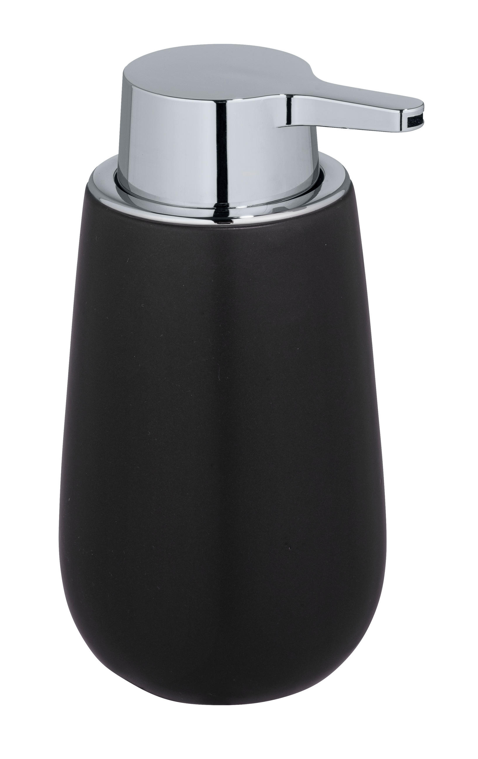 DOZATOR DE SĂPUN ceramică  - negru, Basics, ceramică (9,5/16/8cm) - Wenko
