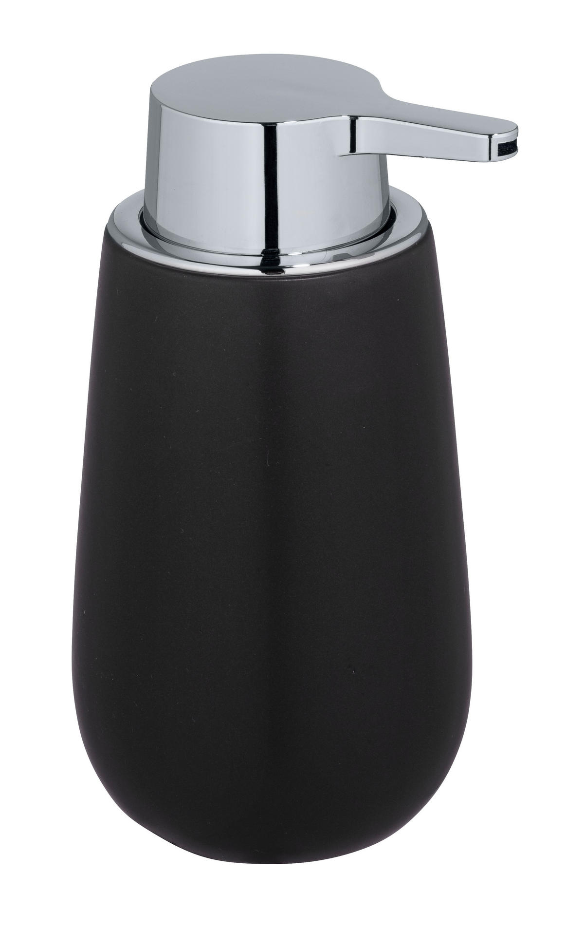 DOZATOR DE SĂPUN ceramică  - negru, Basics, ceramică (9,5/16/8cm) - Wenko