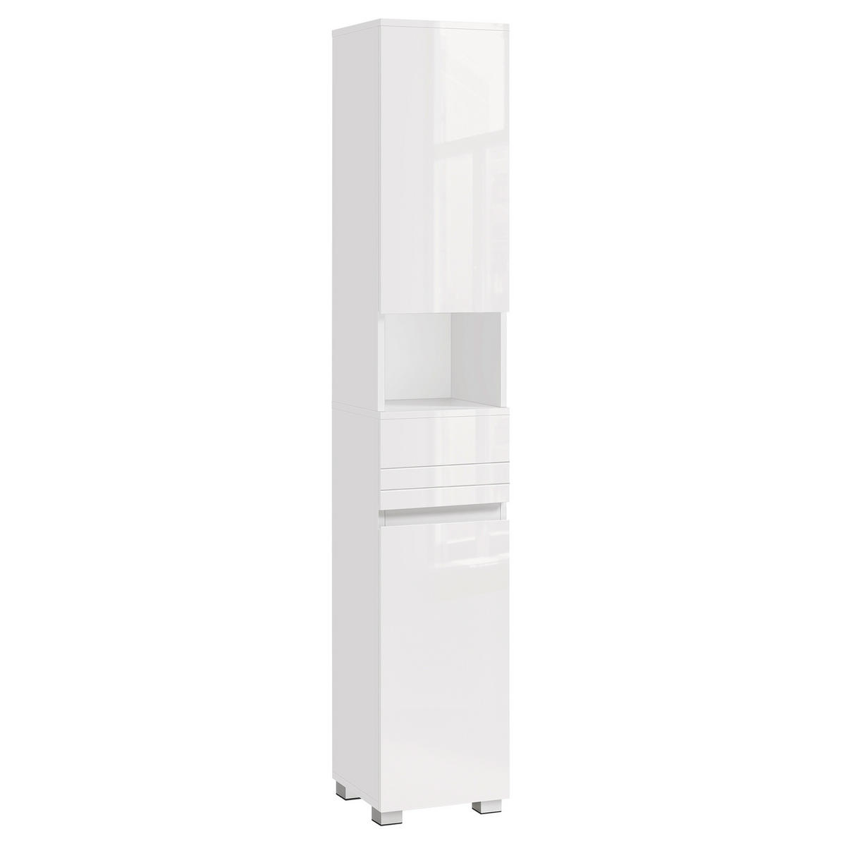 HOCHSCHRANK 30/170/30 cm  - Weiß, Trend, Holzwerkstoff (30/170/30cm) - MID.YOU