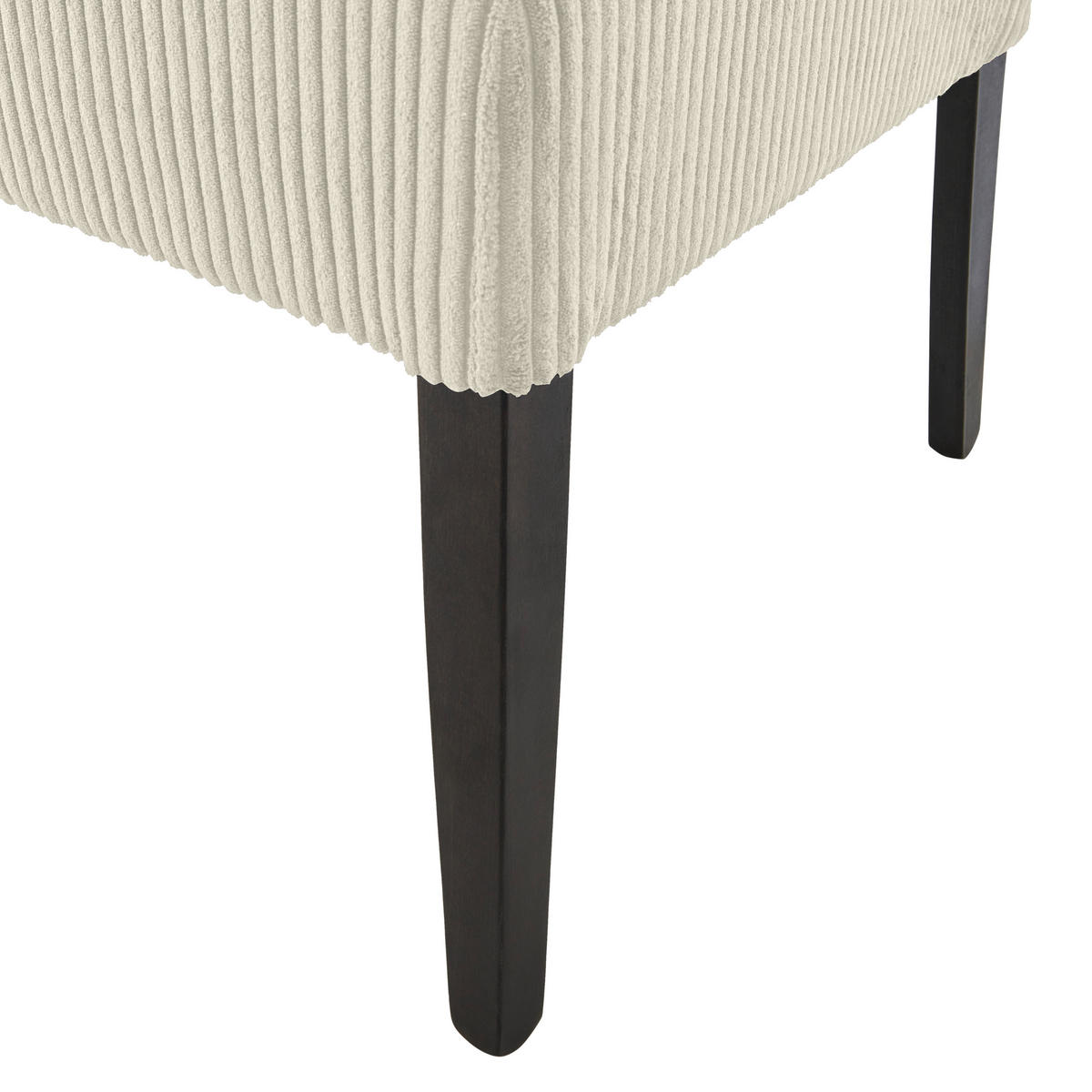 STUHL Webstoff Beige Buche massiv  - Wengefarben/Beige, MODERN, Holz/Textil (48/95/62cm)