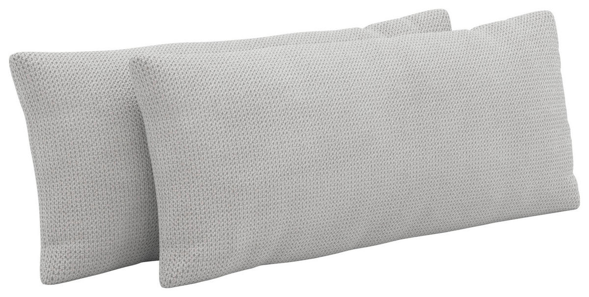 NIERENKISSEN  - Silberfarben, Konventionell, Textil (65/25cm) - Sit & More