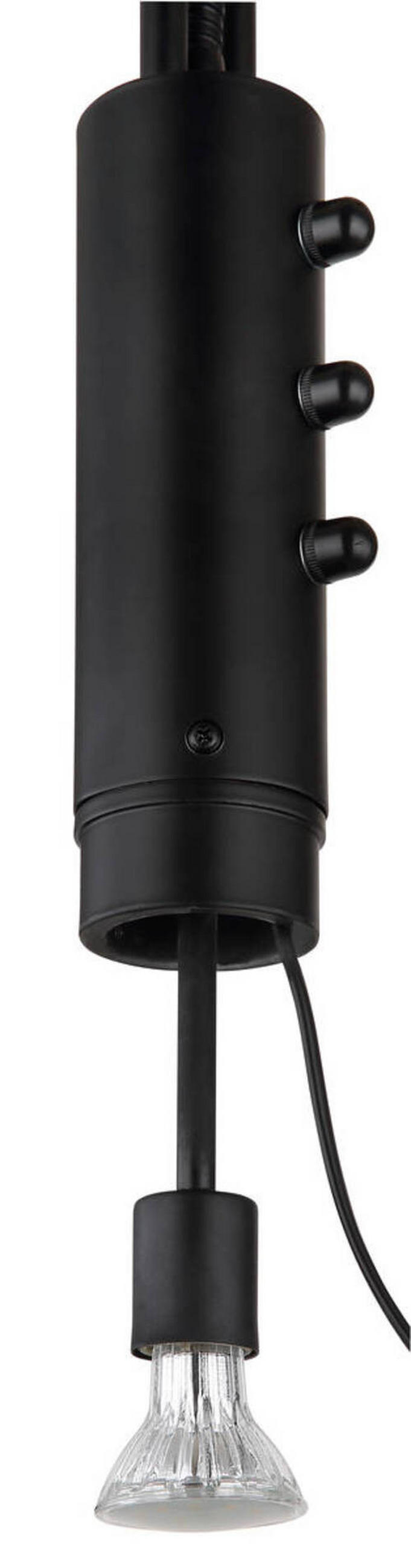 LED-STEHLEUCHTE - Schwarz, Design, Glas/Metall (40/180cm) - Globo