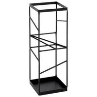 SCHIRMSTÄNDER Metall Schwarz  - Schwarz, MODERN, Metall (17/49/17cm)