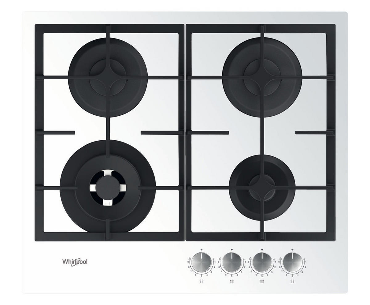 PLINSKA PLOČA GOFL 629/WH - bijela, Design, staklo/metal (59/4,9/51cm) - Whirlpool