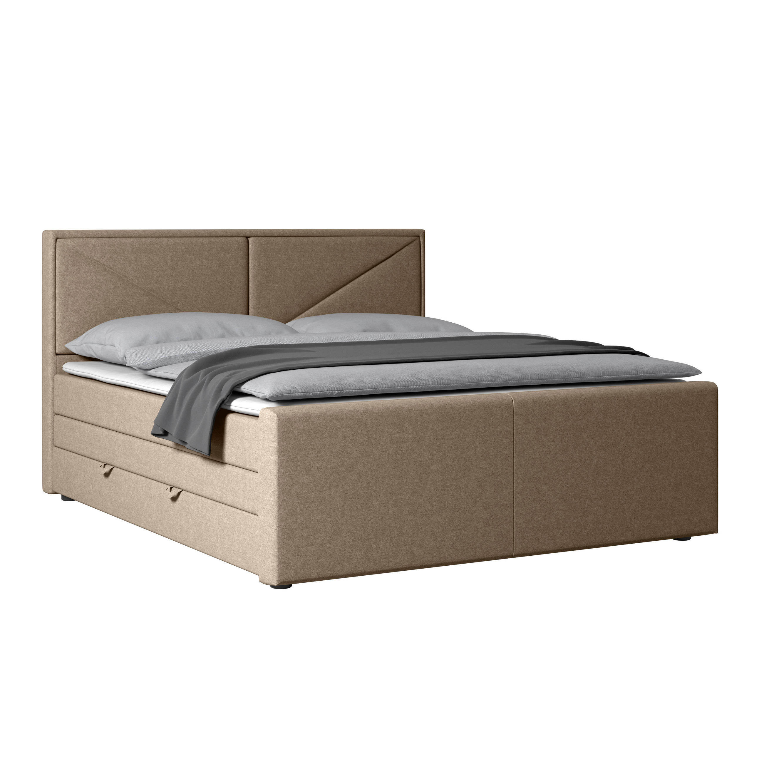 Boxspringbett Mit Topper & Bettkasten 180x200 Lima