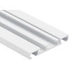 VORHANGSCHIENE - Weiß, Basics, Metall (250/5,5/0,7cm) - Homeware
