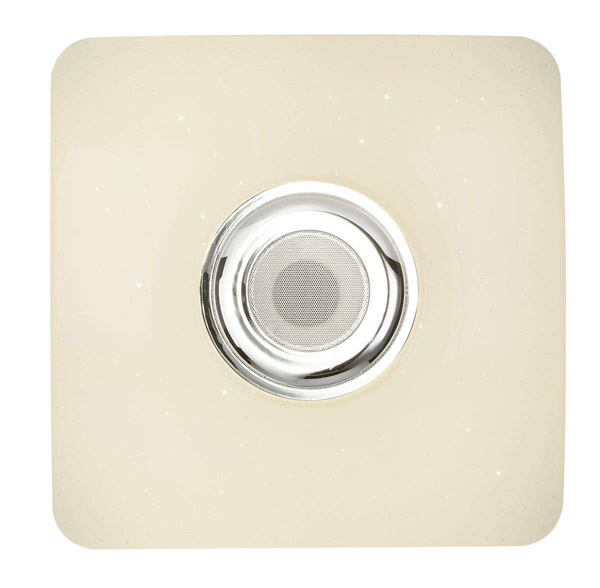 LED-DECKENLEUCHTE 18 W    36,5/36,5/9 cm  - Chromfarben/Weiss, Basics, Kunststoff/Metall (36,5/36,5/9cm) - Globo