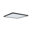 LED-DECKENLEUCHTE 42/42/2,9 cm   - Schwarz, Basics, Kunststoff (42/42/2,9cm) - Novel